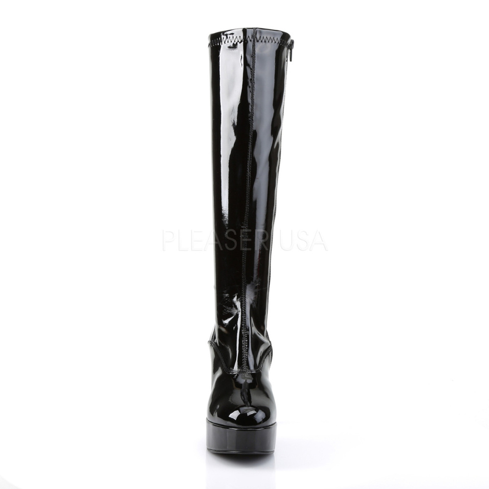Platform Knee High Heel Boots - Picture 3 of 5